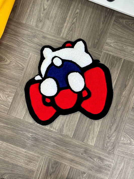 3D Puffy custom rug Kitty rug Tufted rug.Rugs for bedroom aesthetic.Cute rug.Hand tufted rug.Cool rug.Anime rug.Kids rug.Custom doormat.
