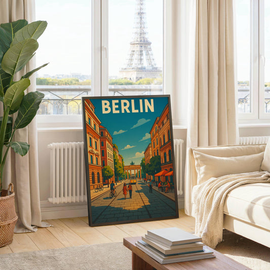 Berlin Print, Germany Wall Art, Berlin Wall Art, Berlin Travel Print, Germany, Birthday Present, Wedding Gift, Travel Decor, Travel Wall Art