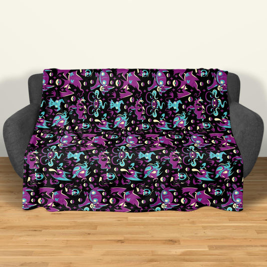 Sableye Fleece Blanket Home Decor Banette Blanket Throw Blanket Cute Baby Blanket Sableye Blanket Gifts