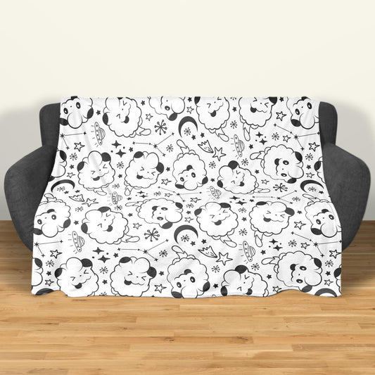 Swirlix Fleece Blanket Home Decor Throw Blanket Bedroom Decor Baby Blanket Cute Cotton Blanket Swirlix Blanket Gifts