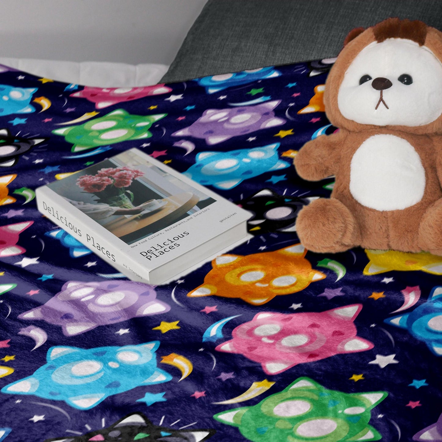 Minior Fleece Blanket Home Decor Throw Blanket Bedroom Decor Baby Blanket Cute Minior Sprites Blanket Minior Blanket Gifts