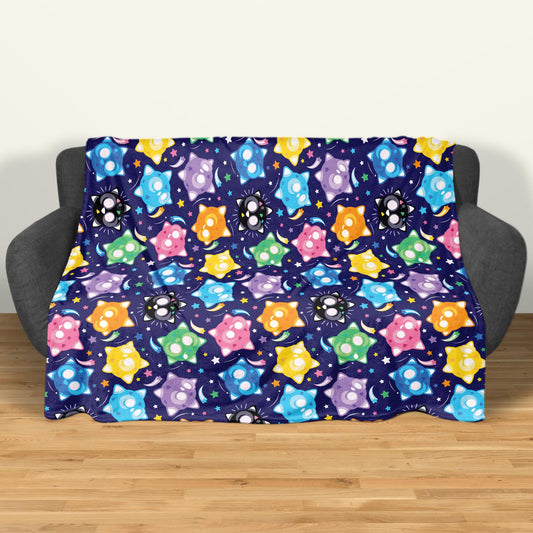 Minior Fleece Blanket Home Decor Throw Blanket Bedroom Decor Baby Blanket Cute Minior Sprites Blanket Minior Blanket Gifts