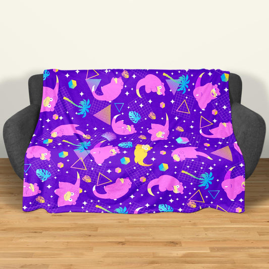 Slowpoke Fleece Blanket Home Decor Throw Blanket Cute Baby Blanket Slowpoke Blanket Gifts