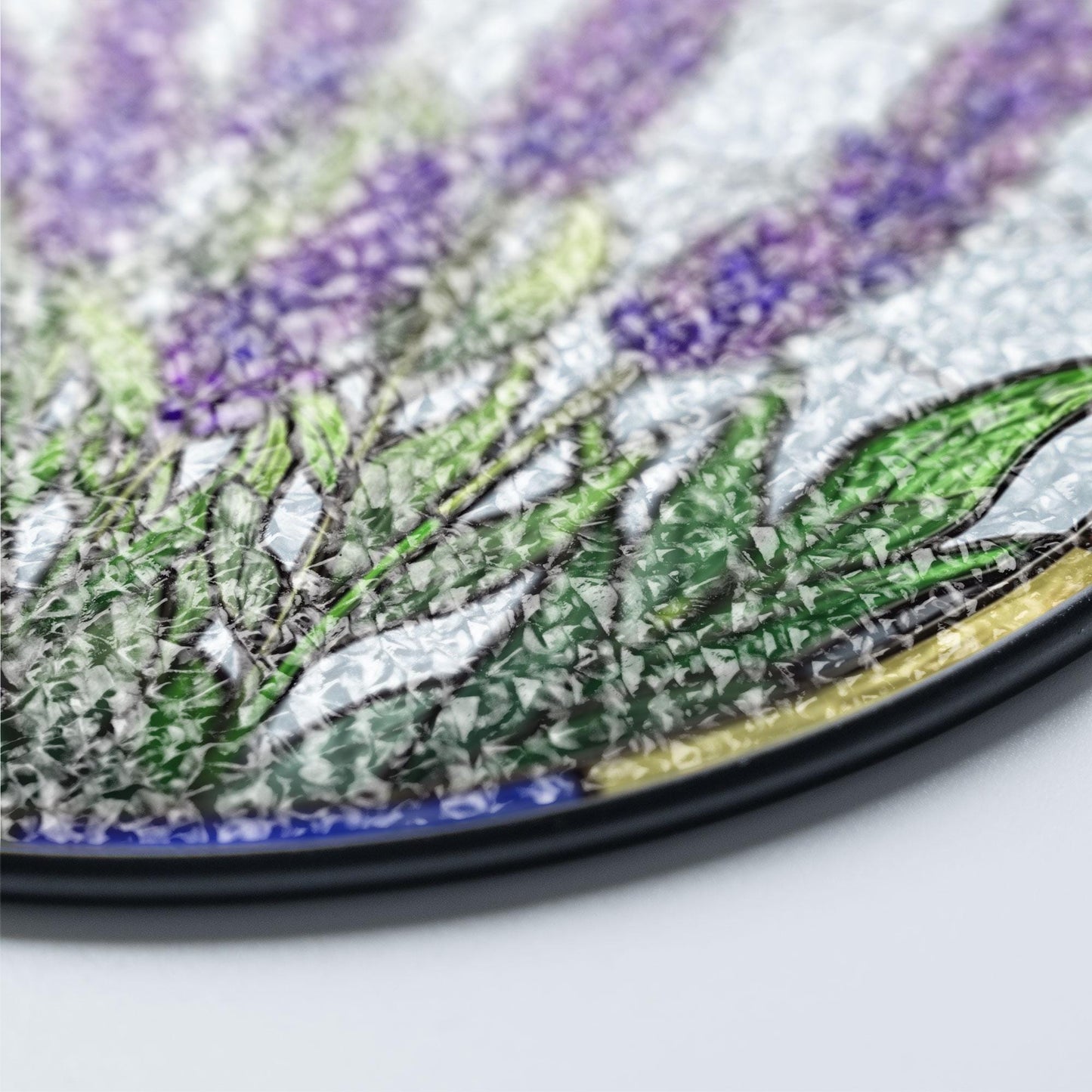 Lavender Flower Stained Glass Suncatcher, Purple Stained Glass Decor, Lavender Flower Lover Gift, Gift For Garden Lover, Nature Lovers Gift