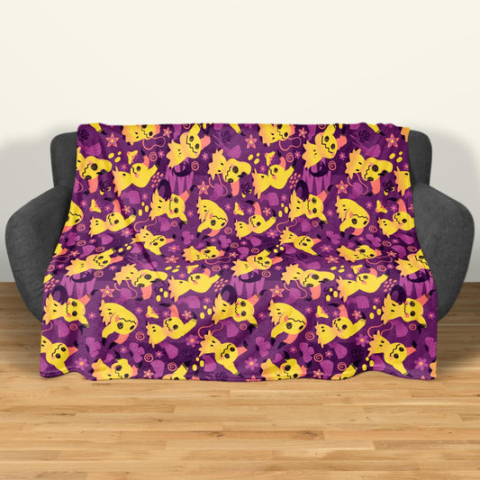 Mimikyu Fleece Blanket Home Decor Throw Blanket Cute Baby Blanket Mimikyu Blanket Gifts