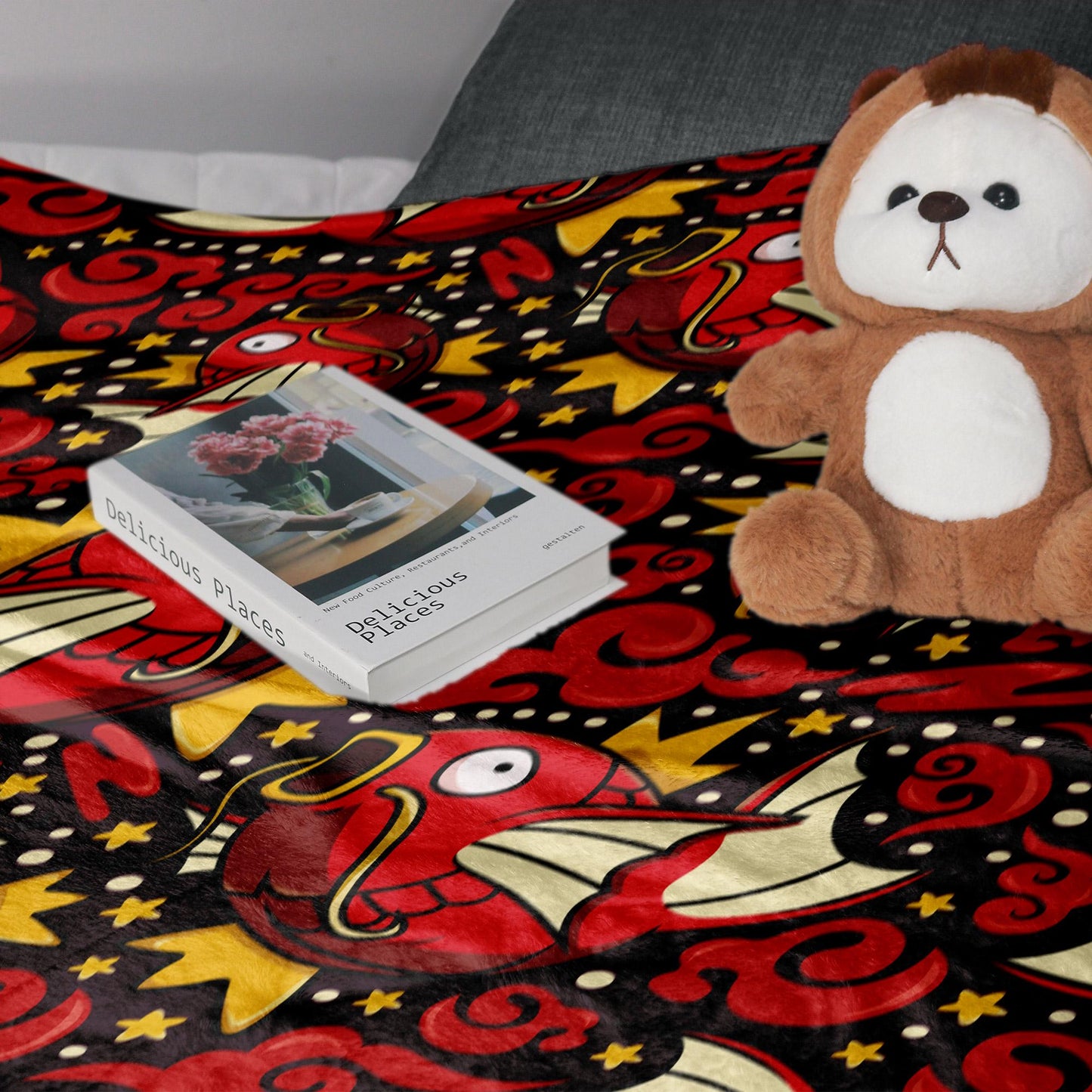 Magikarp Fleece Blanket Home Decor Throw Blanket Cute Baby Blanket Magikarp Blanket Gifts