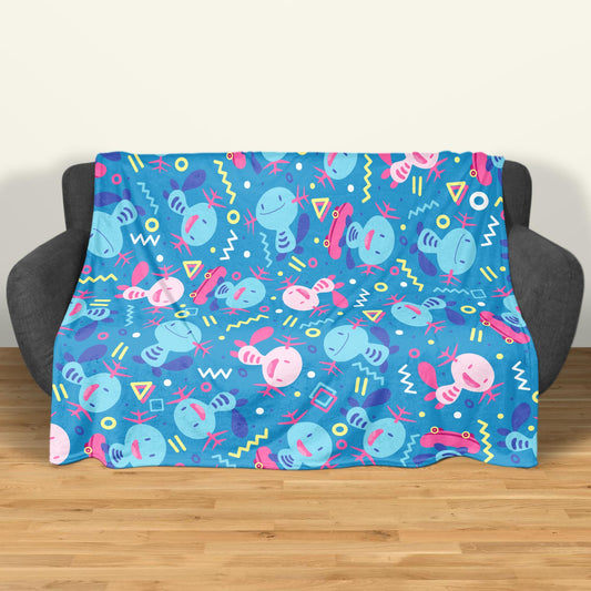 Wooper Fleece Blanket Home Decor Throw Blanket Bedroom Decor Baby Blanket Cute Wooper Blanket Gifts