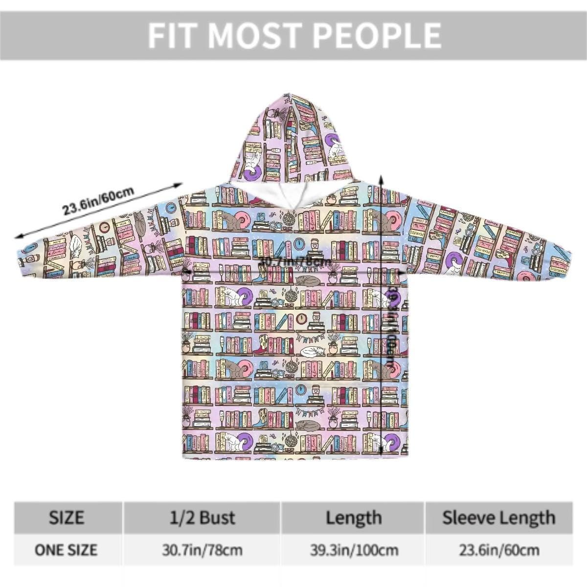 Taylors shelf Adult Blanket Hoodie please read description reader gift, comfy hoodie