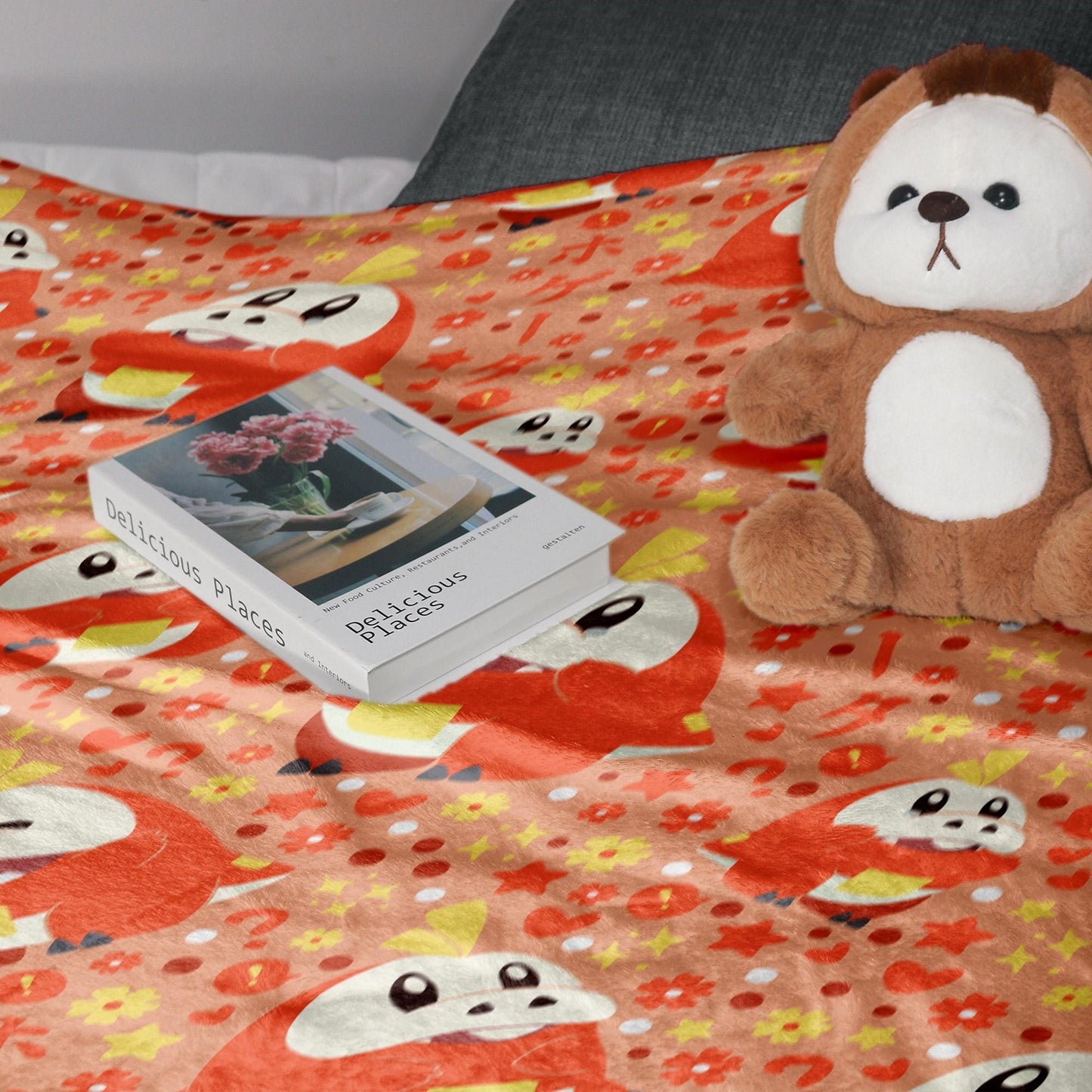 Fuecoco Fleece Blanket Home Decor Throw Blanket Bedroom Decor Baby Blanket Cute Fuecoco Blanket Gifts