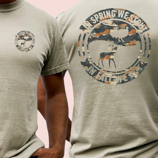 Comfort Colors Hunting Season Shirt: Deer & Turkey Hunter Gift