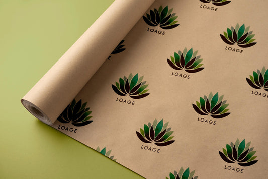 Personalised Florist Kraft Paper, Packing Paper, Branded Packaging, Your Logo, Paper 90gsm, Small Business, Tissue paper, Recyclable, Flower
