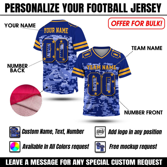 Personalized Team Name Number Football Jersey Shirt For Men Women Youth Kid, Custom Football Jersey Gift for Sport Fan Game Day Outfit