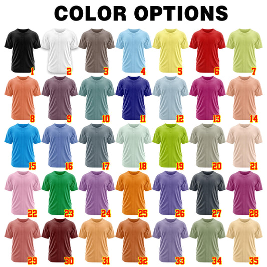 Custom Baseball Jersey with Team Name Number Personalized Jersey Printed Shirt for Men Women Youth Preschool Gifts for Baseball Fans Cheer