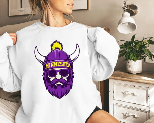 Minnesota Football Sweatshirt, Purple and Gold Shirt, Minnesota Football Sweatshirt, Vintage Style Minnesota Football shirt, Sunday Football