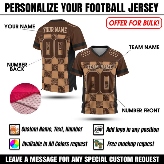 Custom Name Number Logo Football Jersey for Men Women Kids, Personalized Football Jersey Uniform Football Fans Lovers Concert Jersey