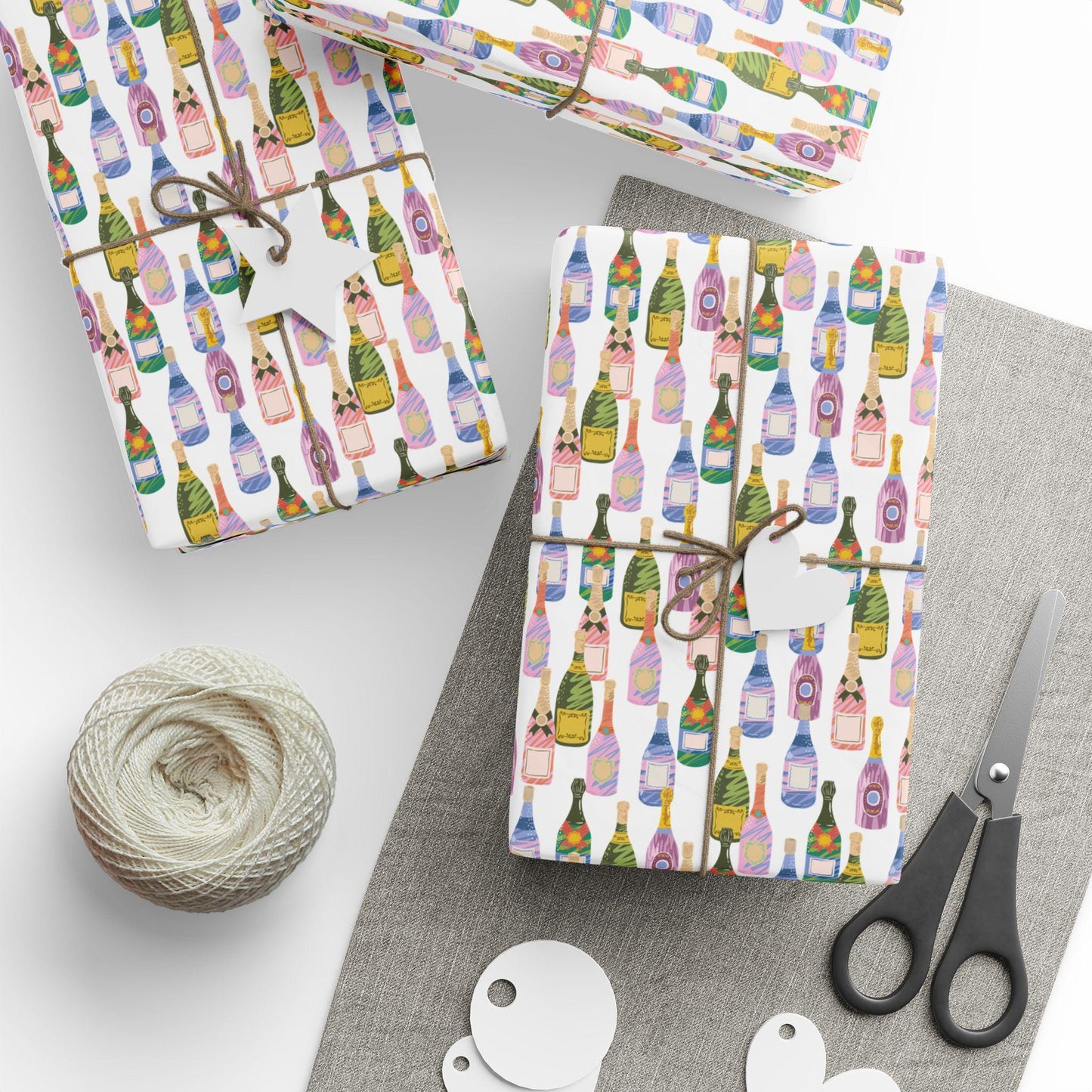 Italian Bachelorette Wrapping Paper Amalfi Coast Alcohol Bottle Gift Wrap Wine & Spirits Alfresco Dining Foodie Party Italian Summer Vibe