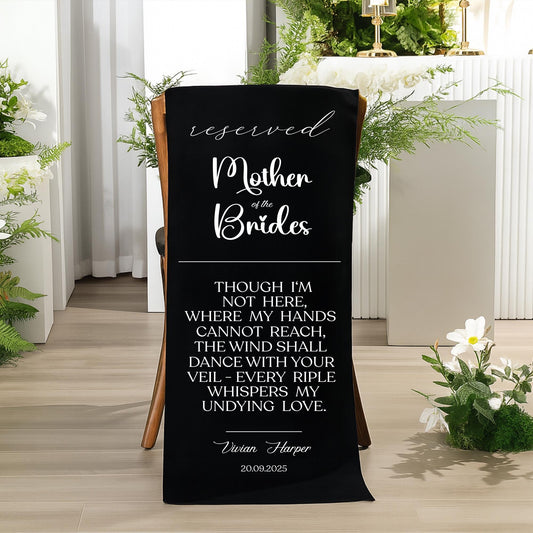 Custom Memorial Wedding Sign, Memorial Chair Sign, In Loving Memory Reserved Sign, Reserved Wedding Sign, Personalized Wedding Chair Sign