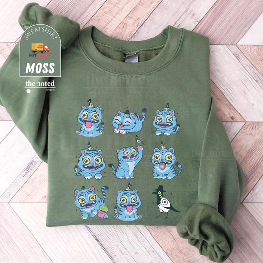 Funny Demon Hunters Kpop Movie Sweatshirt, Cute Animal Gift, Gift For Her, Demon Hunter Tiger Merch, Kpop Movie Shirt, Hunters Tiger Sweater