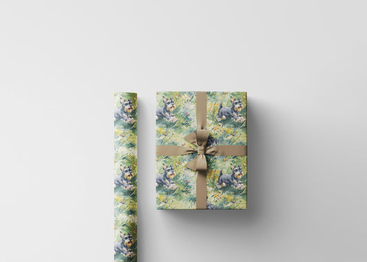 Schnauzer Dog Wrapping Paper Roll, Perfect Gift Wrap for Pet Lovers, Dog Moms and Dads, and Animal-Themed Celebrations #3