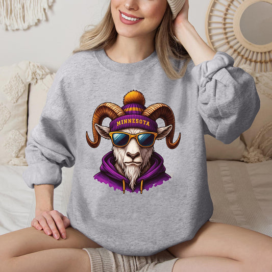 Minnesota Football Sweatshirt, Minnesota Football Game Day, Vintage Style Minnesota Football shirt, Sunday Football,Purple and Gold Shirt