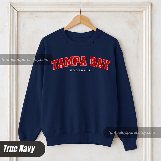 Tampa Bay Football Retro Style Sweatshirt, Tampa Bay Football Shirt, Football Fan Shirt, Sunday Football, Game Day Sweatshirt