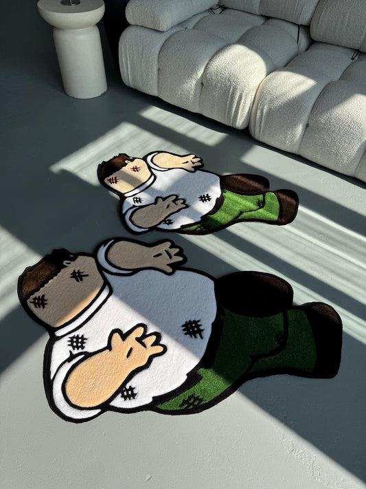 Custom Griffin Rug: Handmade Cartoon Tufted Carpet