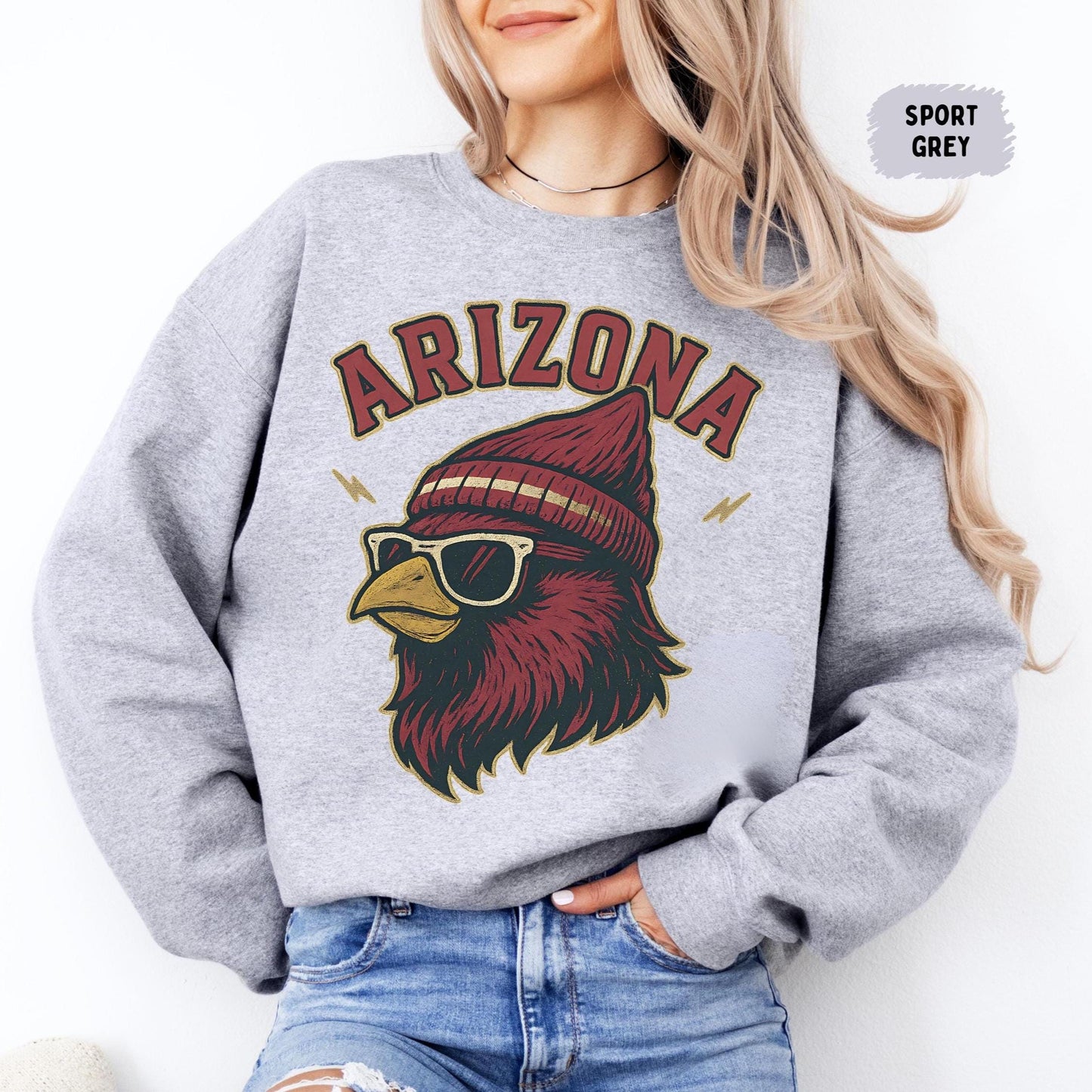 Arizona Football Sweatshirt, Retro Sports Fan Shirt, Game Day Gift Tee, Arizona Mascot Sweatshirt, Arizona Football Fan, Arizona Team Shirt
