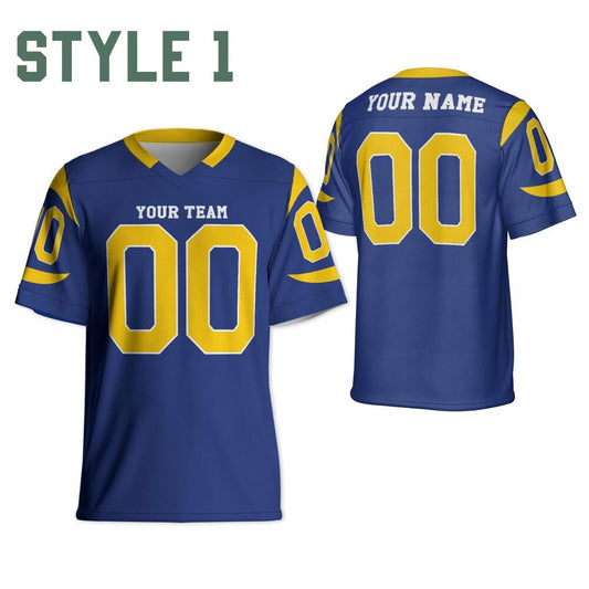 Custom Apparel for Fans and Players, Custom Famous Team Ram Football jersey Collection, Football Fan Gift, Game Day Outfit