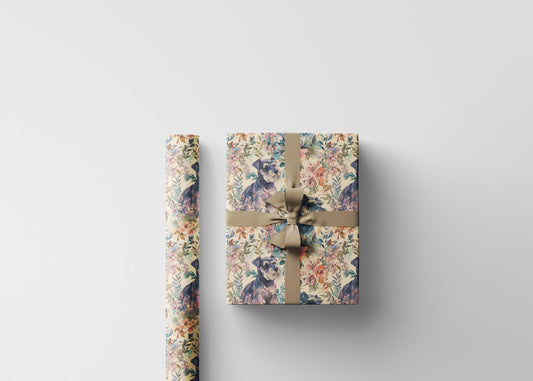 Funny Schnauzer Wrapping Paper Roll, Cute Dog Print Gift Wrap for Animal Lovers and Dog Parents with a Sense of Humor #16