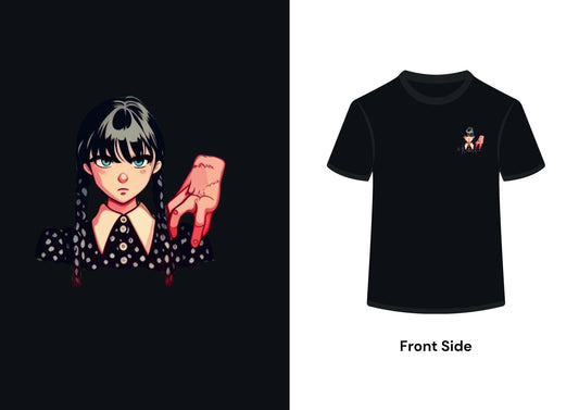 Wednesday Shirt – Wednesday Addams Tee, Retro Gothic T-Shirt, Funny Addams Family Shirt, Halloween Shirt, Gift for Her & Him