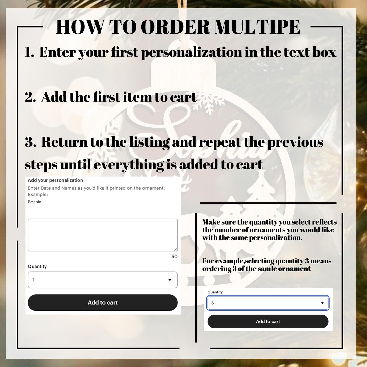 Personalized Christmas Ornaments With Name, Personalized Wood Name Christmas 2025 Ornament, Snowflake Wood Ornament, Family Christmas Tree