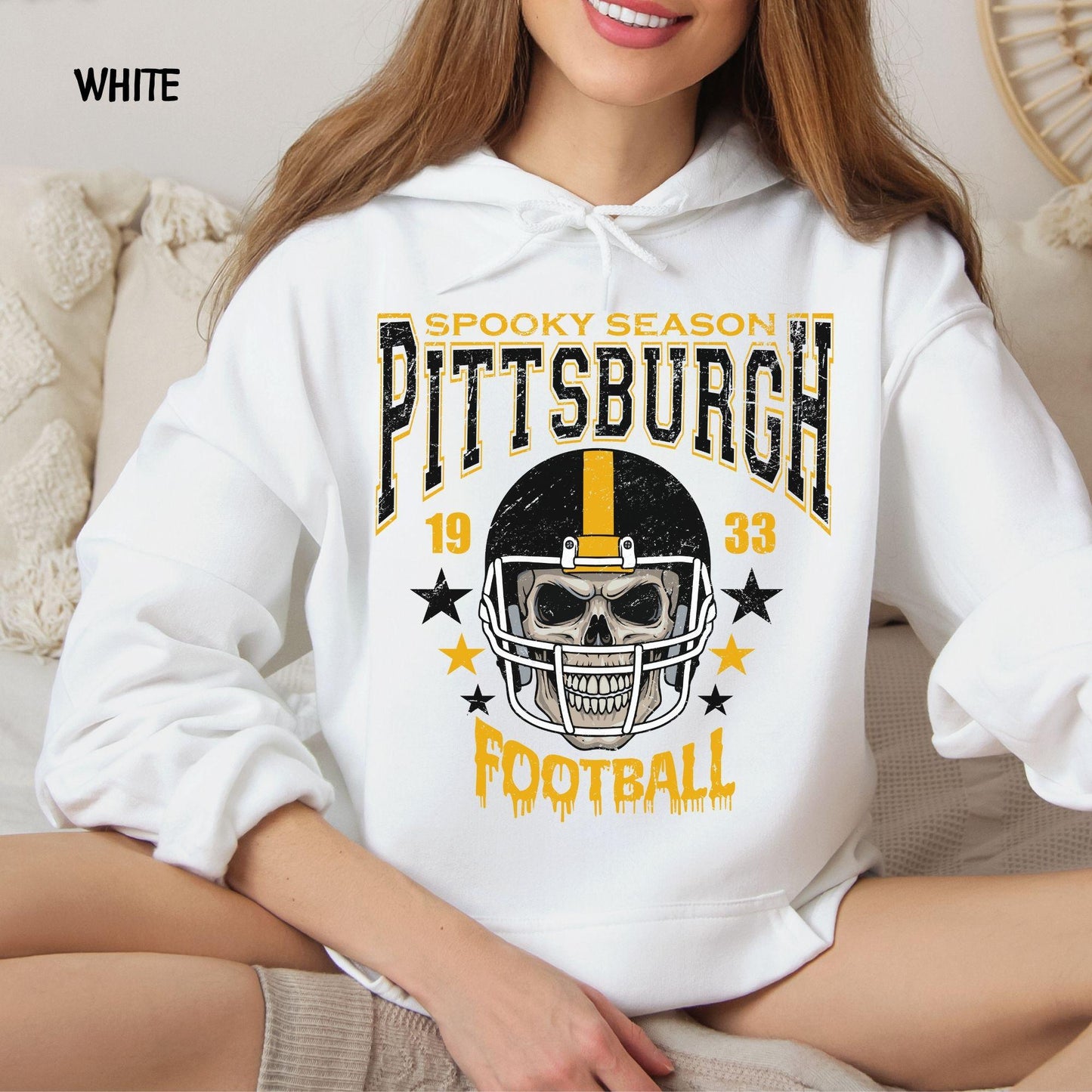 Pittsburgh Football Vintage 90s Style Sweatshirt, Pittsburgh Football Shirt, Sunday Football Shirt, Pittsburgh Crewneck Sweatshirt, Game Day