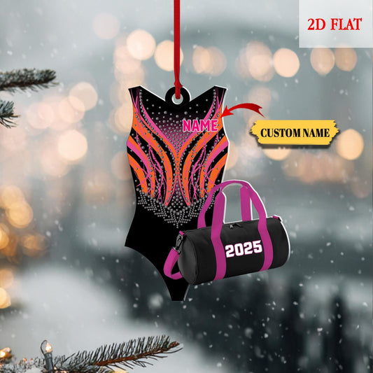 Personalized Gymnastics Christmas Ornament, Sport Ornament, Gymnastics Gift, Gifts for Gymnast, Christmas Tree Decor, Girl Ornaments