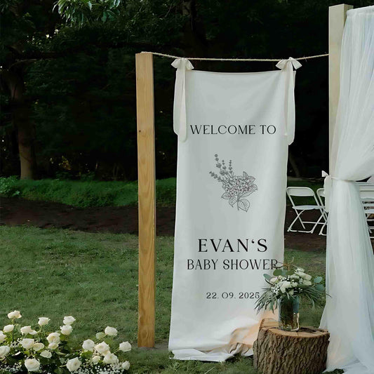 Baby Shower Sign, Fabric Baby Shower Sign, Hello Baby Sign Sign, Baby Shower Decorations, Baby Shower Welcome Sign, Oh Baby Welcome Sign