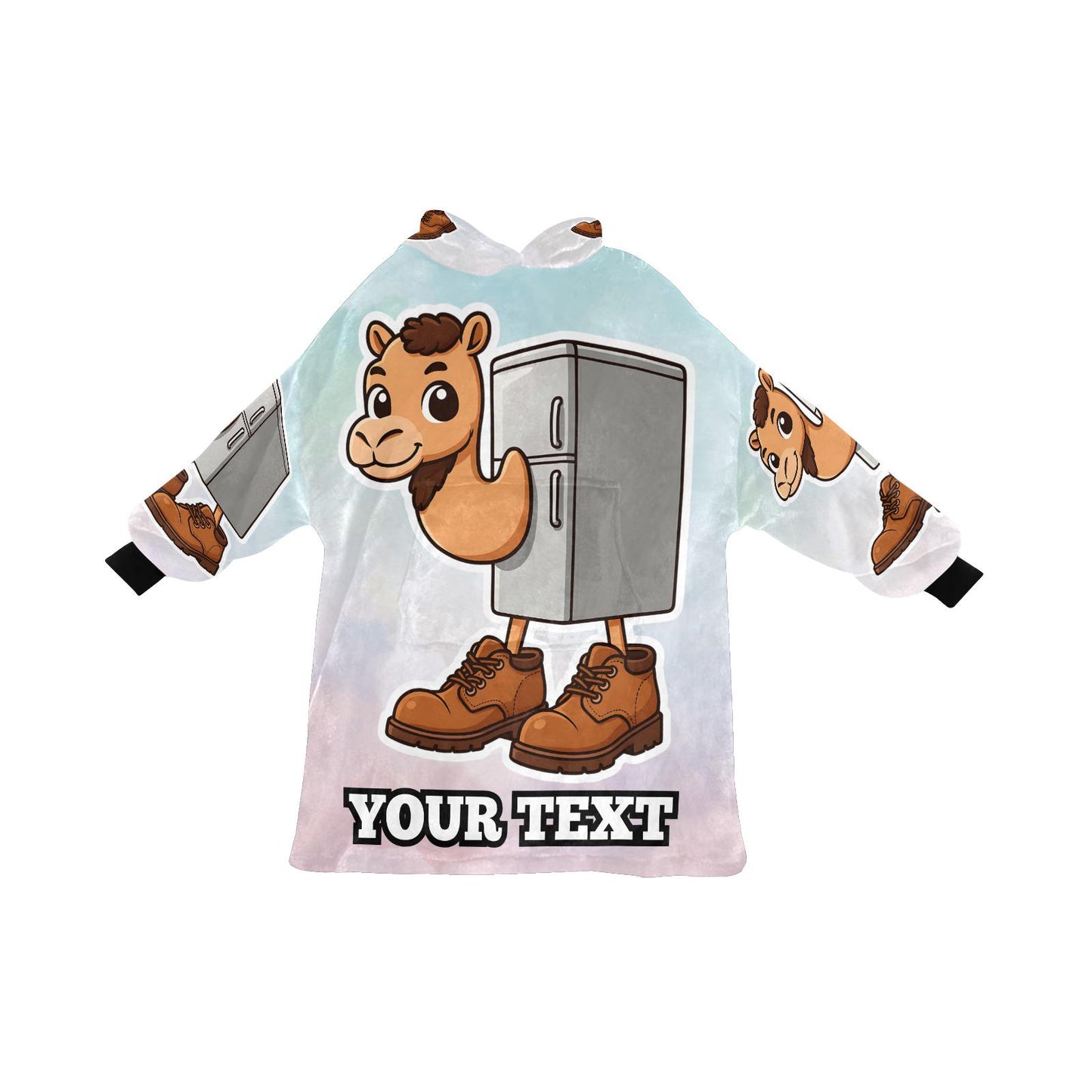 Frigo Camelo Kids Hoodie Blanket Hooded Blankets Brainrot Personalized Gift Brainrots