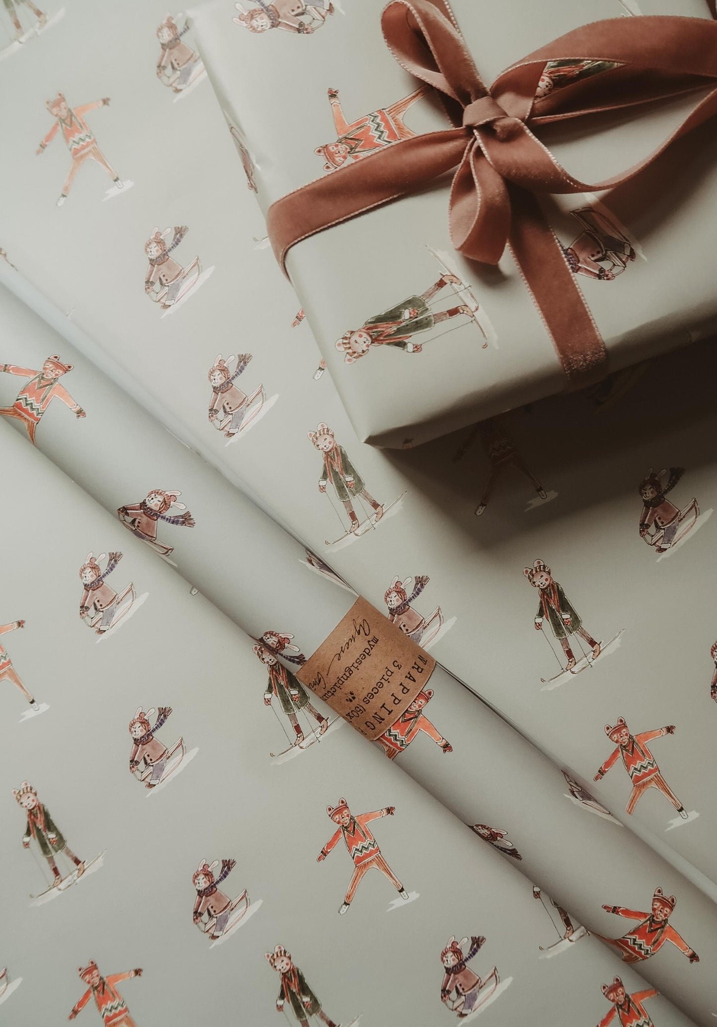 Winter Joys Wrapping paper, Christmas Gift Wrap, Christmas, Christmas Gift Warp, Xmas Wrapping paper, gift paper, for Christmas present