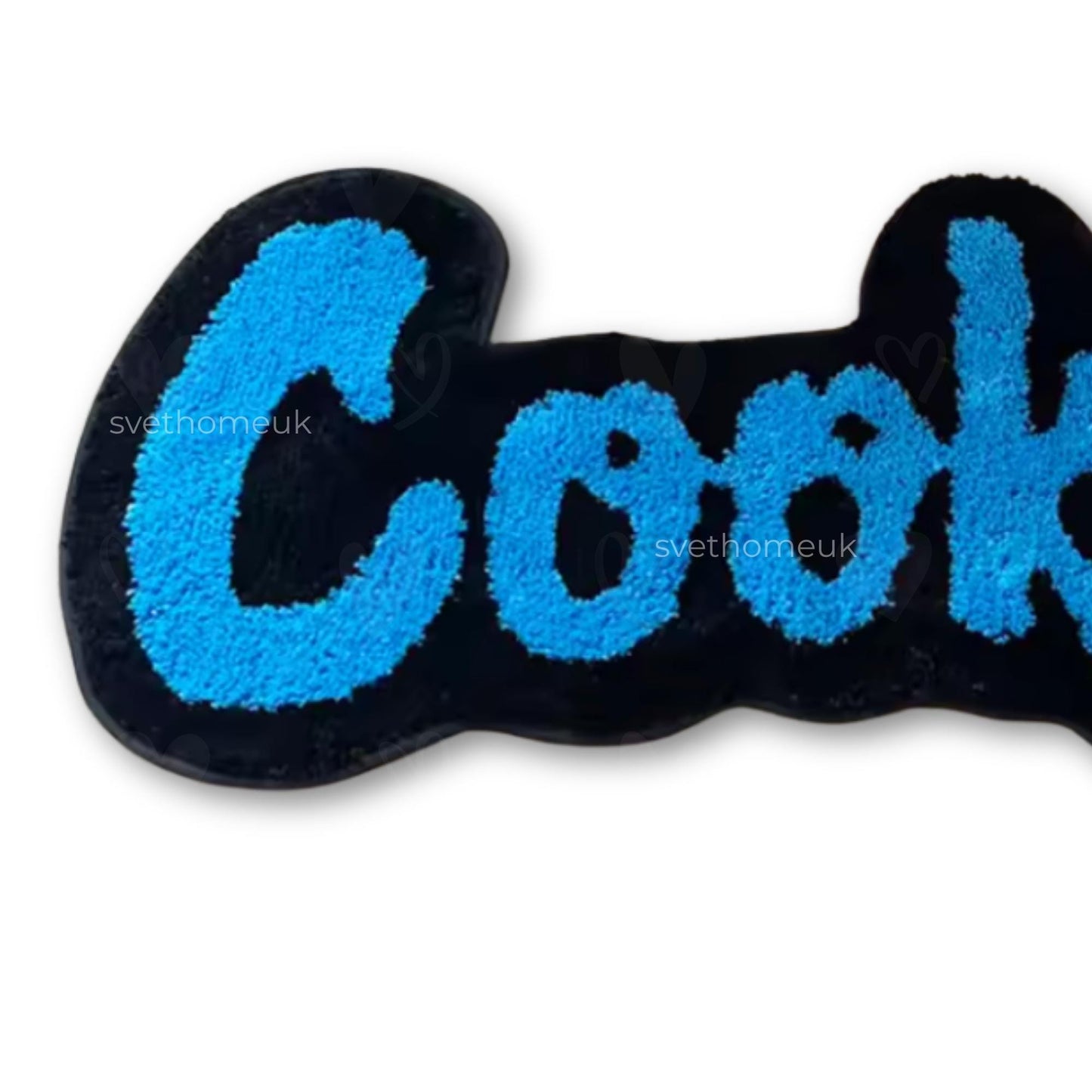 Cookies inspired rug piece for wall or floor