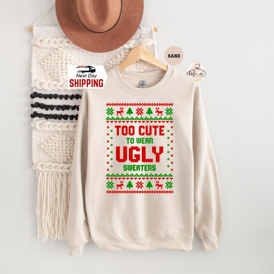 Santa Sweatshirt, Christmas Ugly Sweatshirt, Funny Christmas Hoodie, Cute Christmas Sweatshirt, Holiday Season Sweatshirt, Christmas Gift