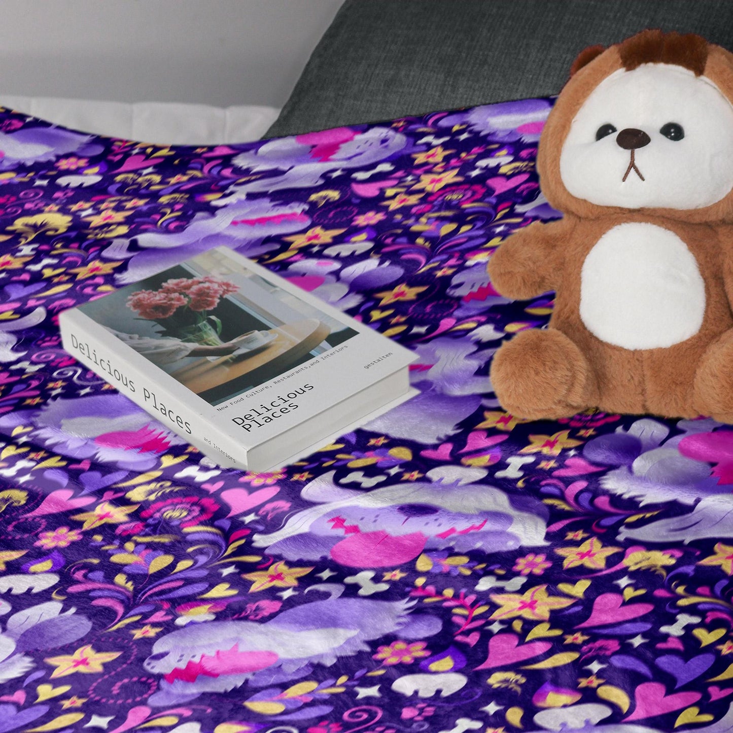 Greavard Fleece Blanket, Cozy Throw Blanket, Soft Cotton Family Blanket, Greavard Blanket Gifts