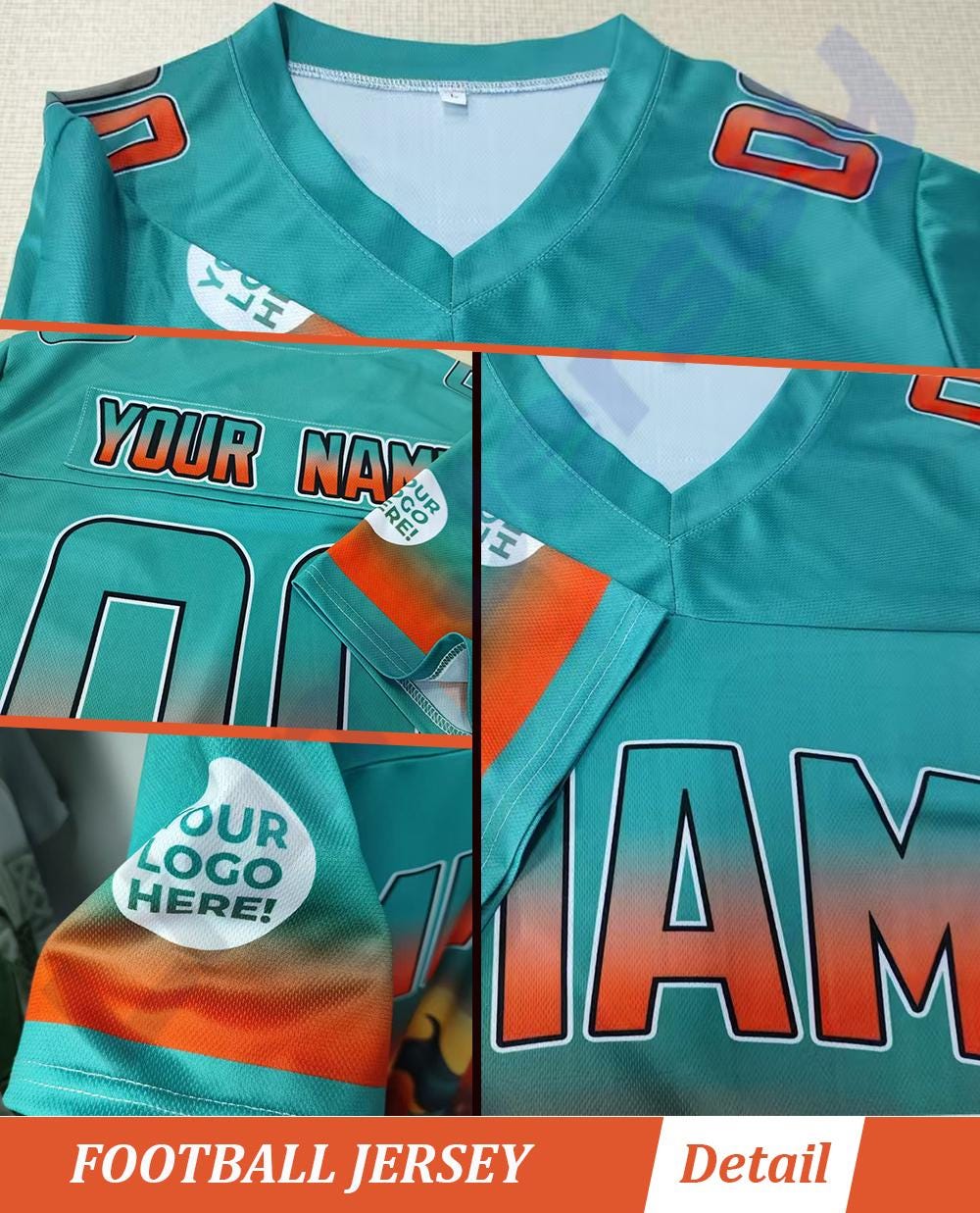 Custom Houston Red Football Jersey Kid Adult, Custom Red Black Halloween Football Jersey Name Number Logo State College Jersey Skull Gift