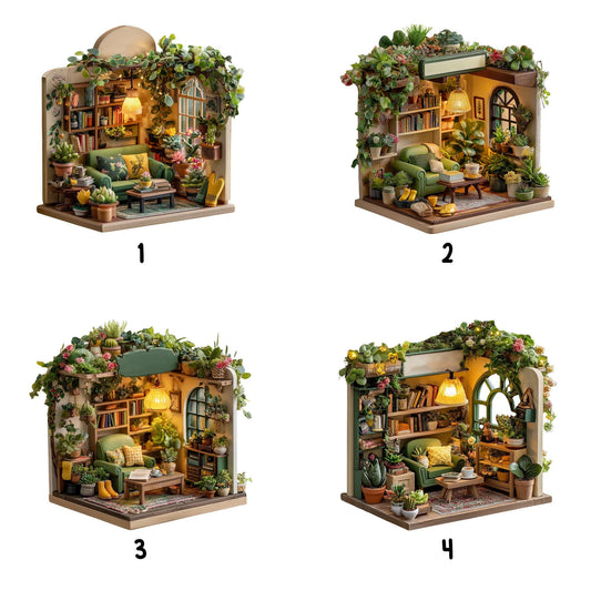 Personalized Garden 2D Flat Ornament, Greenhouse Rearview Mirror Car Accessories, Garden House Christmas Ornament, Plant Lover Gifts