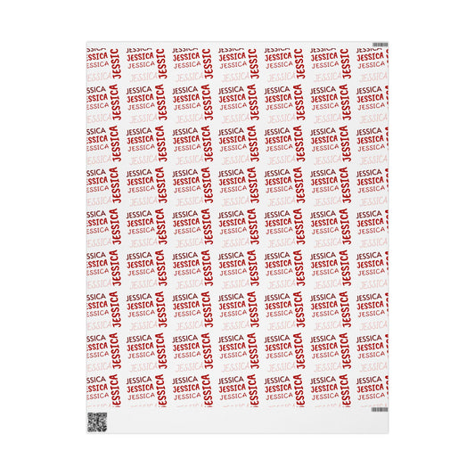 Collage Name Personalized Wrapping Paper, Custom Wrapping Paper, Gifts for Her, Wrapping Paper for Gifts, Custom Gift Wrap, Gift Wrap Roll