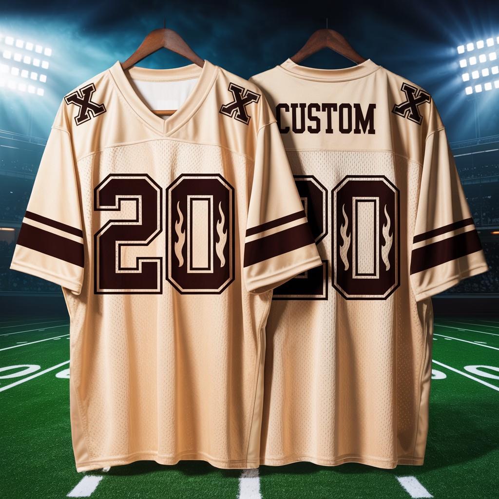 Personalized Football Jersey, Browns Football Jersey With Team Name Number, America Football Jersey, Personalized Concert & Game Day Outfit