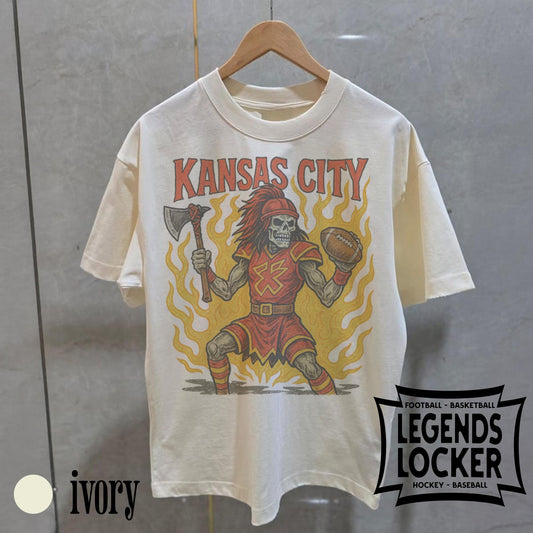 Kansas City Football T-Shirt, Vintage Retro Football Graphic Tee, Old School Sunday Football Shirt, Kansas City Apparel