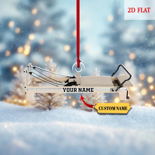 Personalized Pilates equipment Xmas Gift, Pilates equipment Christmas Ornament, Gym Ornament, equipment Gym, Gift For Gymer, Fitness Lovers