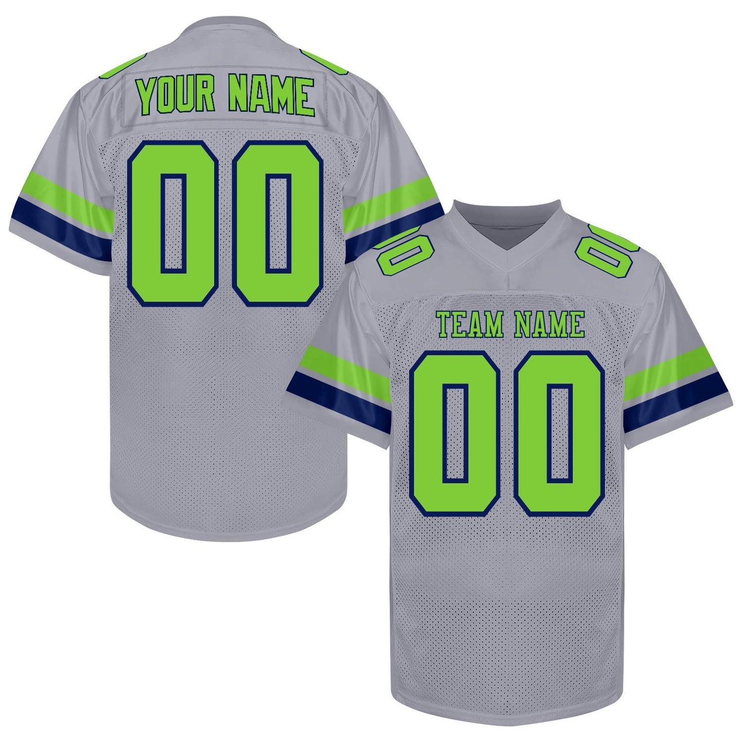 Custom White Football Jersey Name Number Logo, Custom White Black Yellow Football Uniform Men Women Youth Kid Streetwear V Neck Sport Jersey