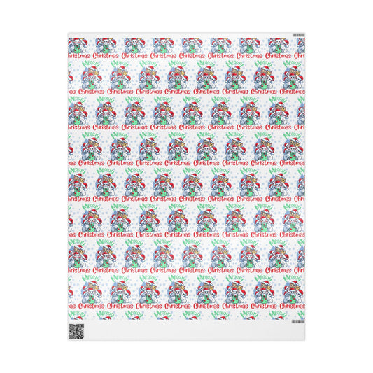 Cat Lover Christmas Wrapping Paper Cute, Holiday Gift Wrap, Unique Present Packaging, Festive Christmas Gift Wrap, Animal Lover Wrapping