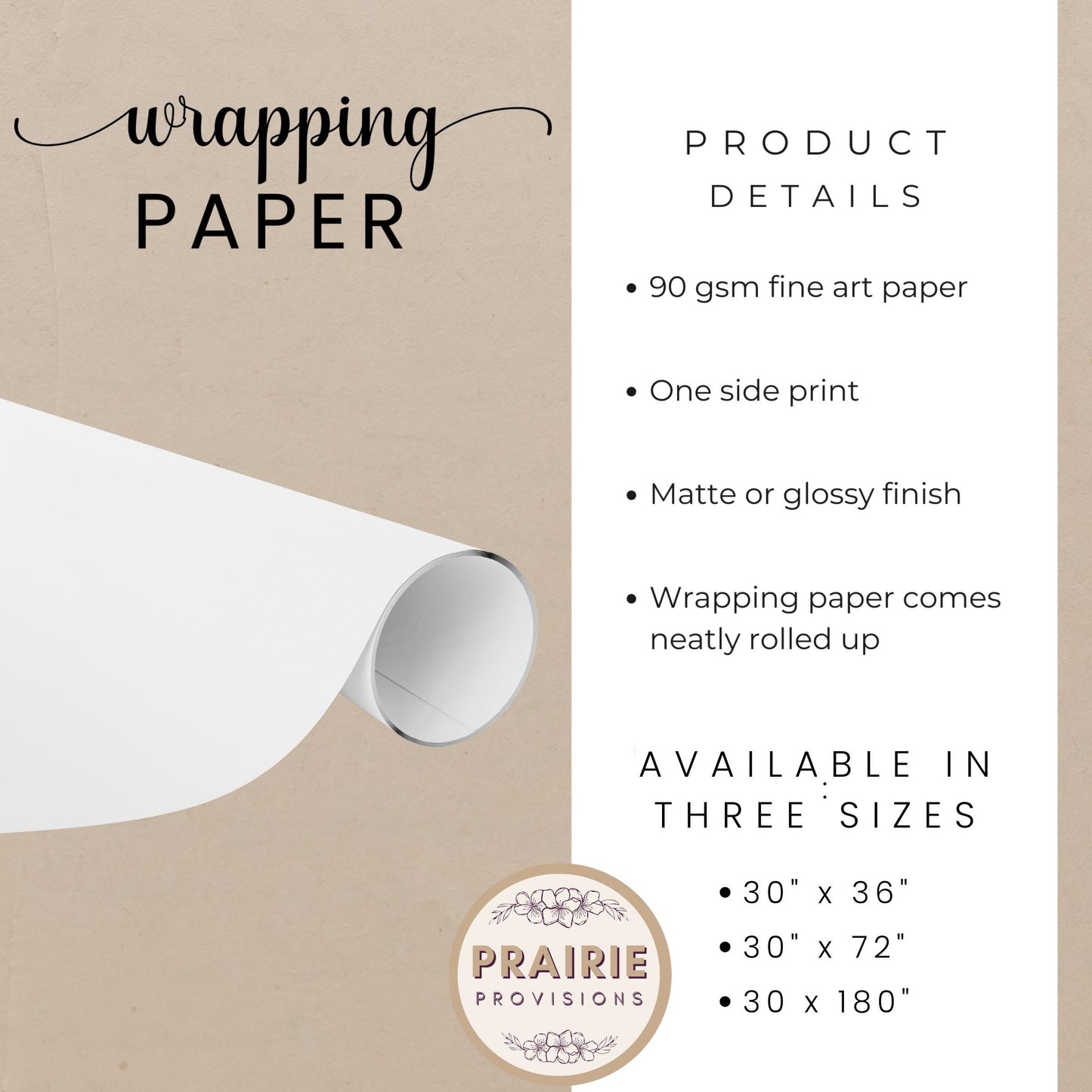 Pink Berry Wrapping Paper: Preppy Girly Gift Wrap