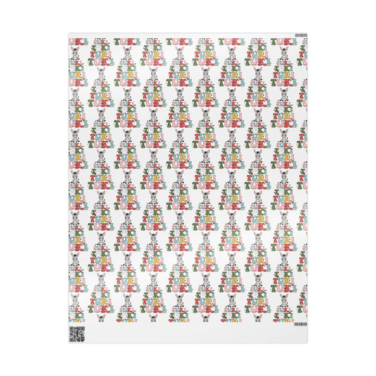 Burrito Sabanero Christmas Wrapping Paper: Holiday Song Lyrics