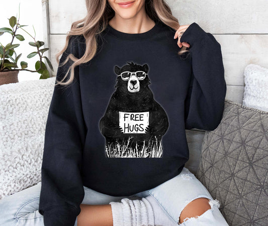 Free Hugs from Grizzly Bear Sweatshirt